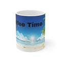 Coffee Time Beach Mug — 11oz Tropical Sunrise Coffee Cup