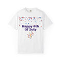 4th of July T-Shirt — "Happy 4th Of July" Fireworks Tee