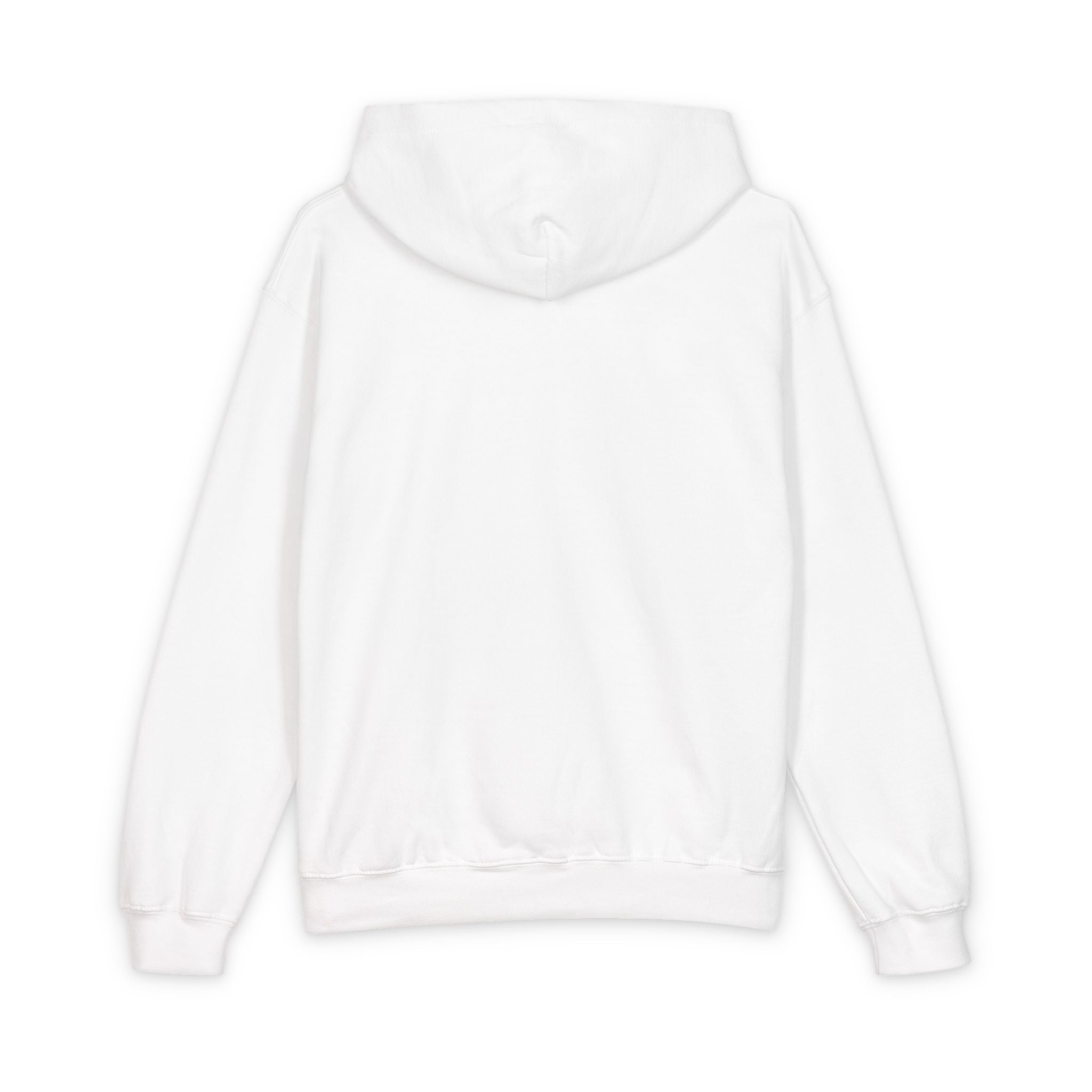Personalize this Youth Hooded Sweatshirt – Minimal Chest Text Kids Hoodie